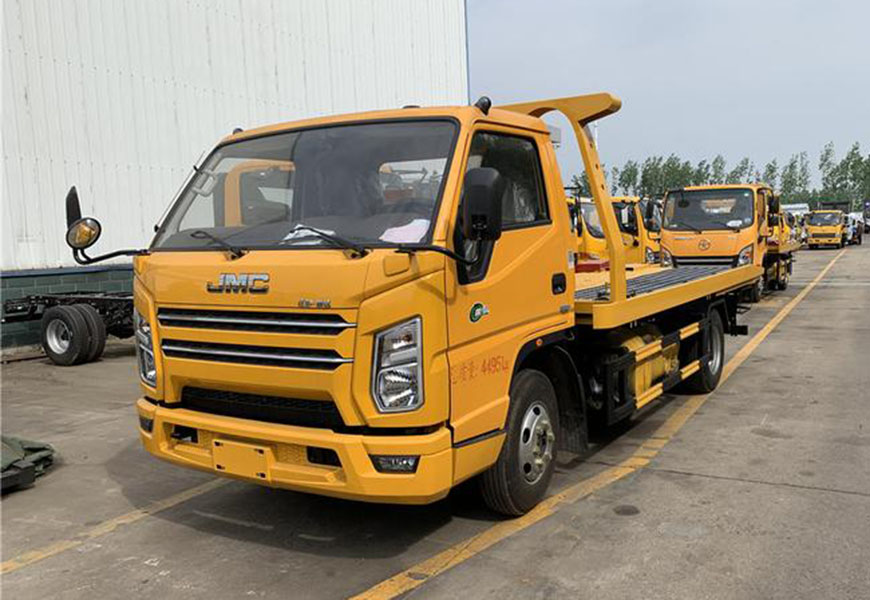 國(guó)六江鈴藍(lán)牌一拖二清障車(chē)